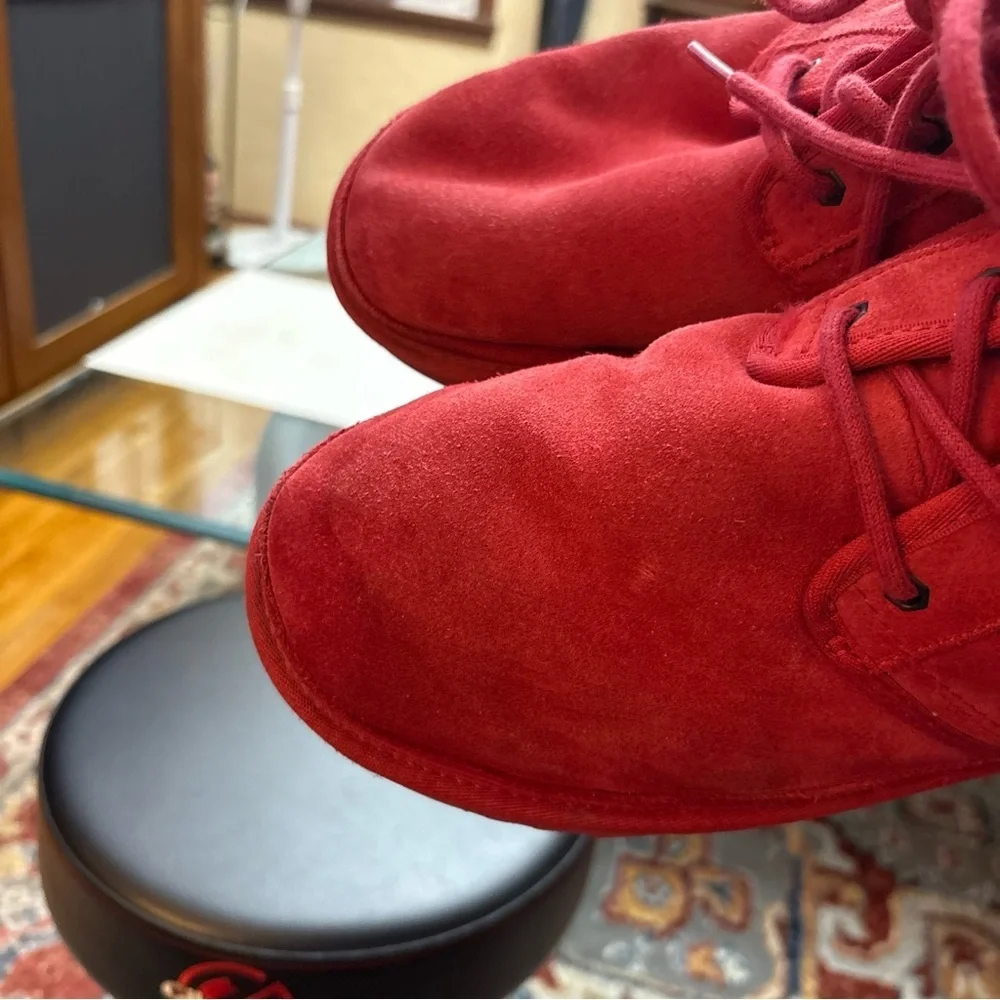 UGG Men's Red Suede Boots size 13